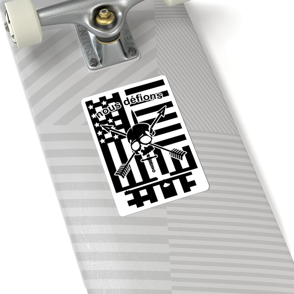 NEW CIF Sticker_Bold Graphic Kiss-Cut Stickers - Unique Skull Design for Laptop & Decor