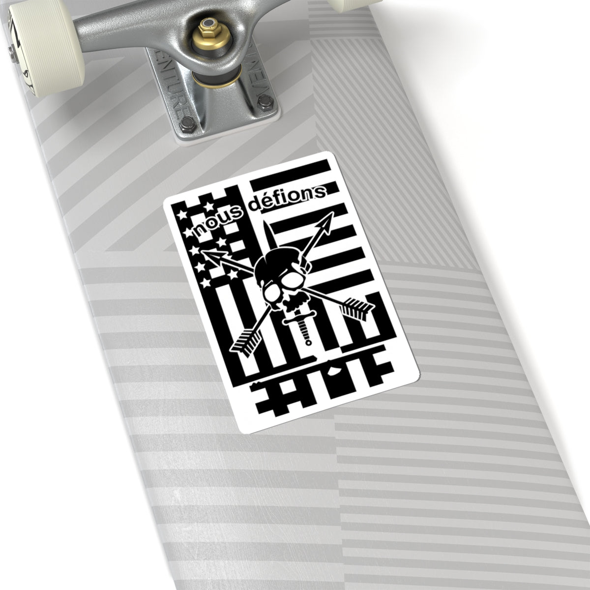 NEW CIF Sticker_Bold Graphic Kiss-Cut Stickers - Unique Skull Design for Laptop & Decor