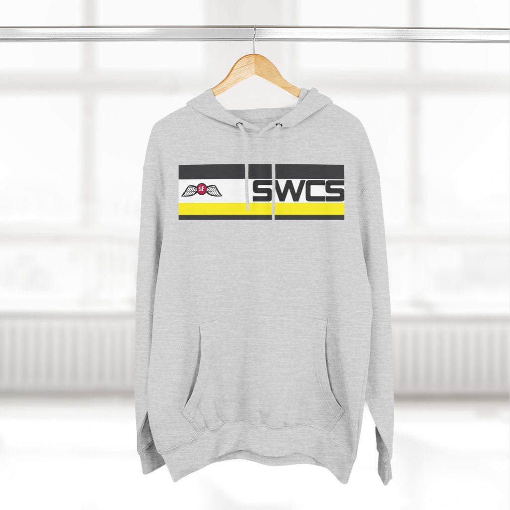 SWCS JEDBURG Modern Three-Panel Fleece Hoodie with SWCS Design