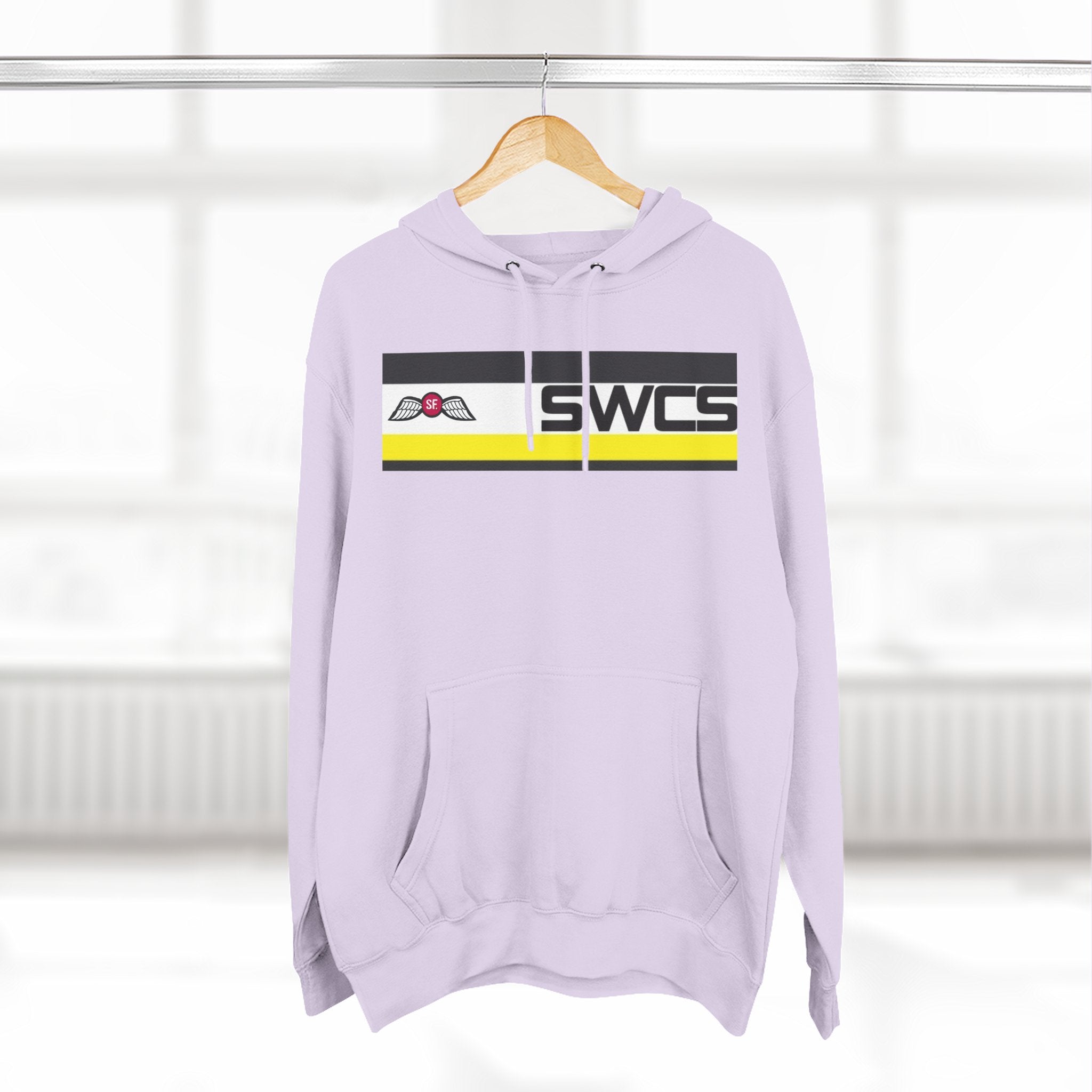 SWCS JEDBURG Modern Three-Panel Fleece Hoodie with SWCS Design