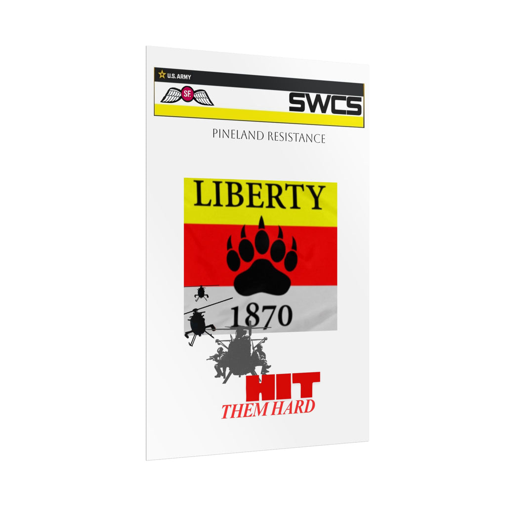 Military Helicopter Rolled Poster - Perfect for Home Decor and Gifts