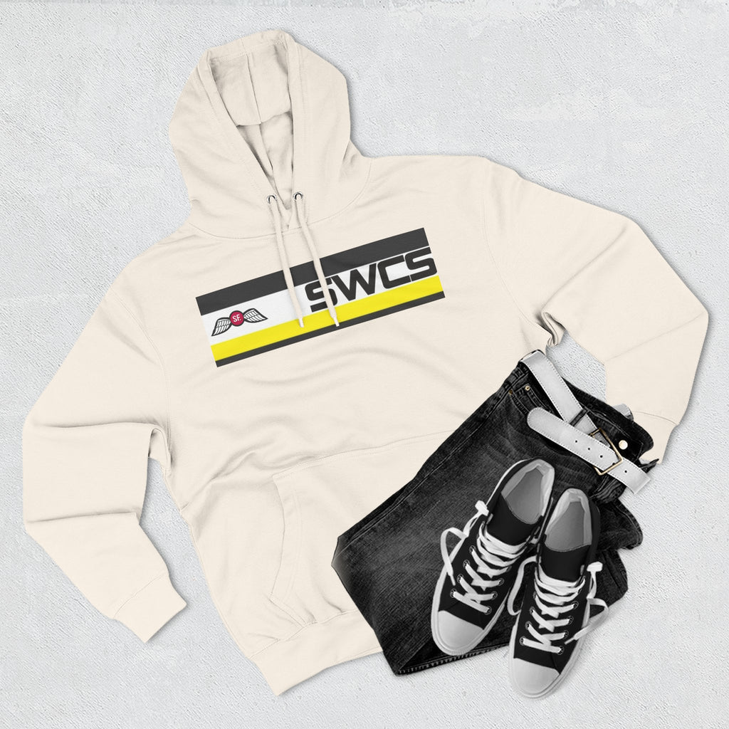 SWCS JEDBURG Modern Three-Panel Fleece Hoodie with SWCS Design