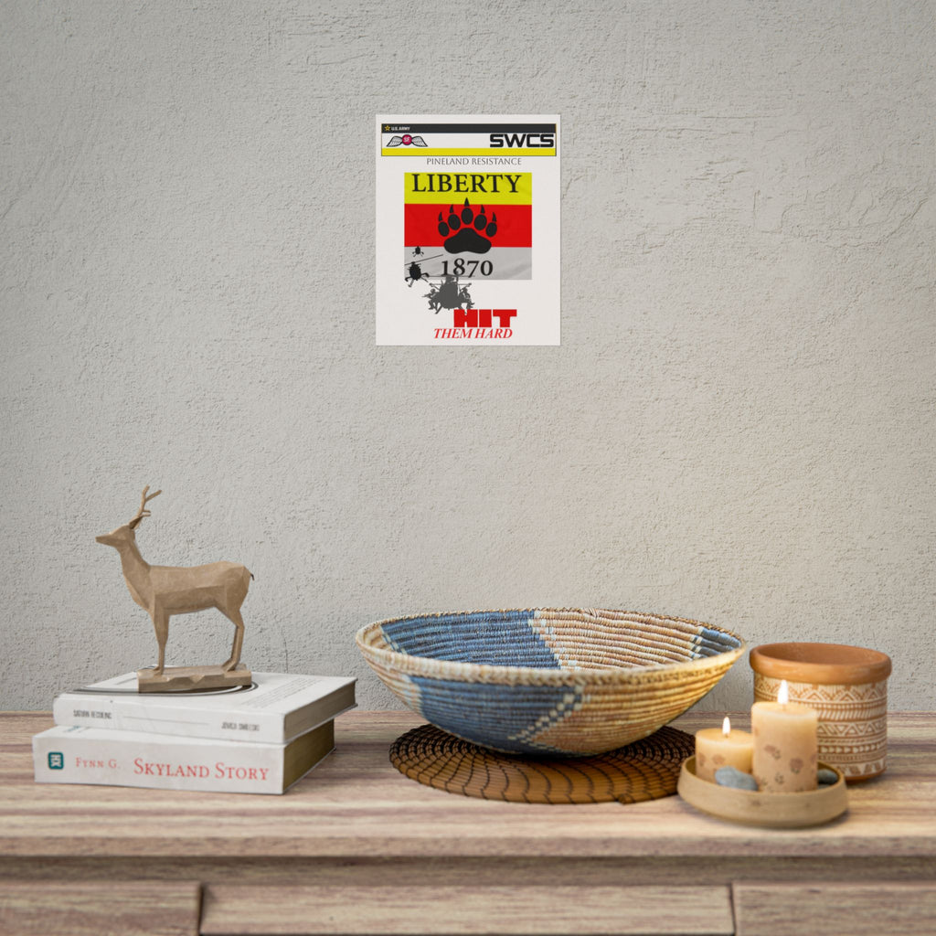 Military Helicopter Rolled Poster - Perfect for Home Decor and Gifts