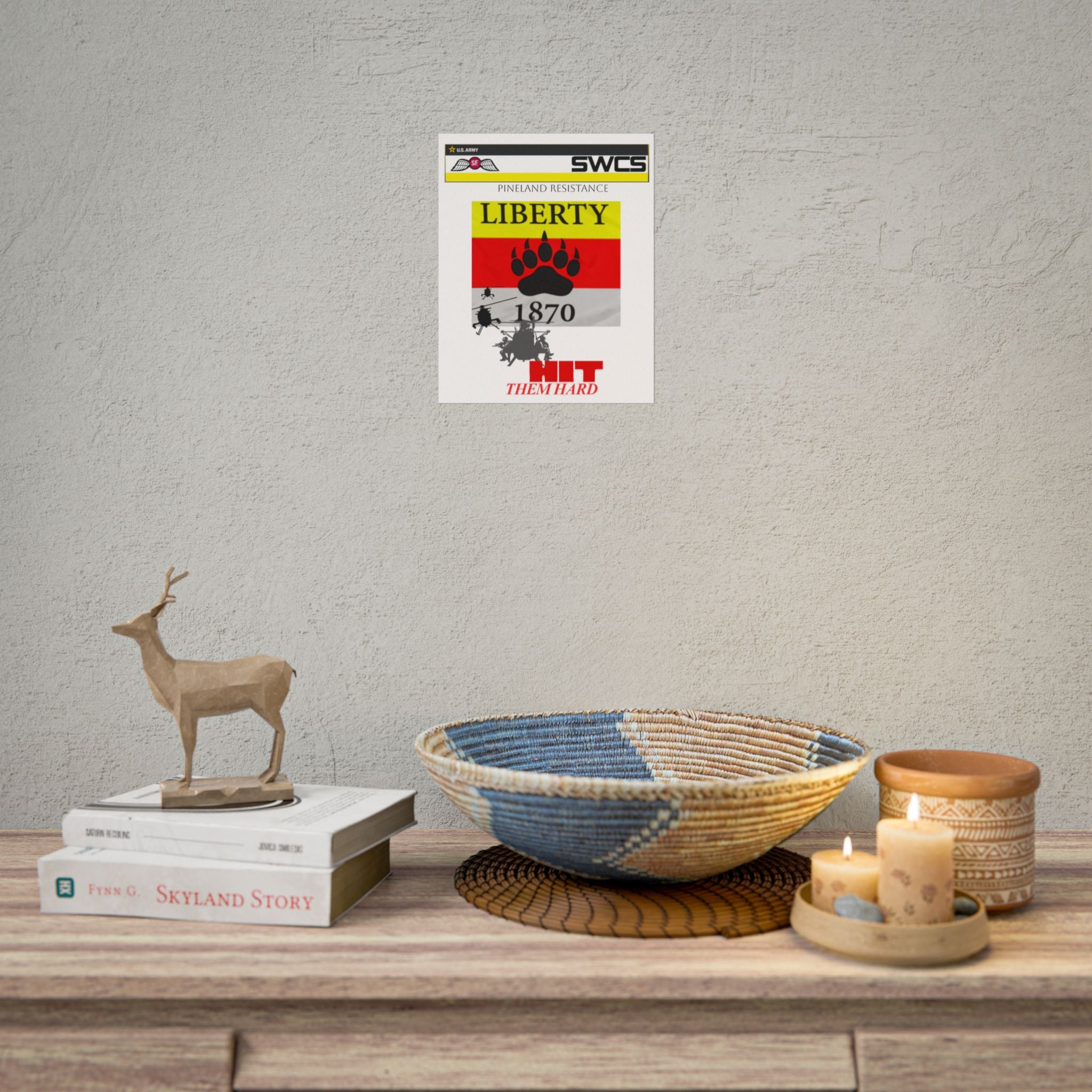 Military Helicopter Rolled Poster - Perfect for Home Decor and Gifts