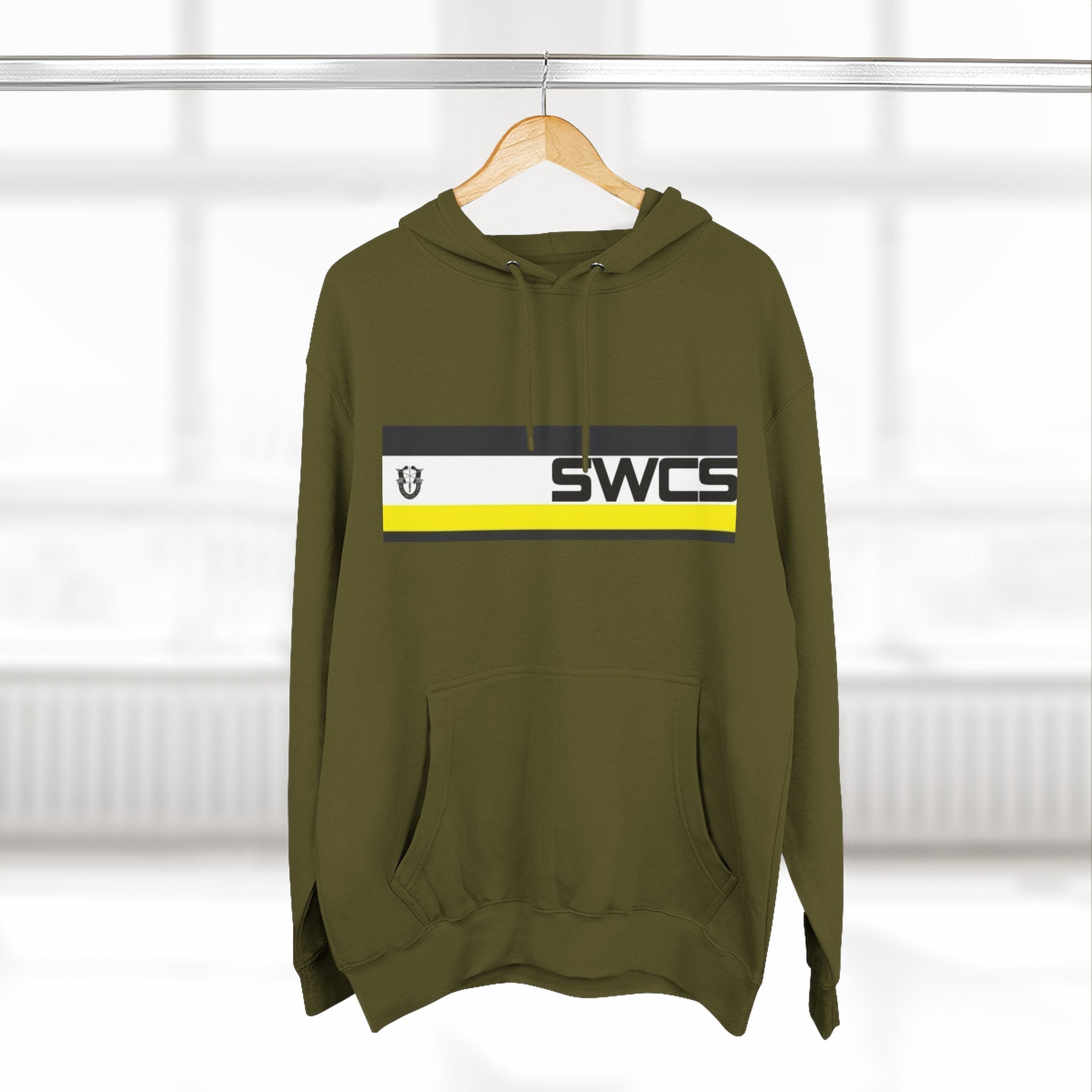 SWCS SF Three-Panel Fleece Hoodie - Stylish & Comfortable