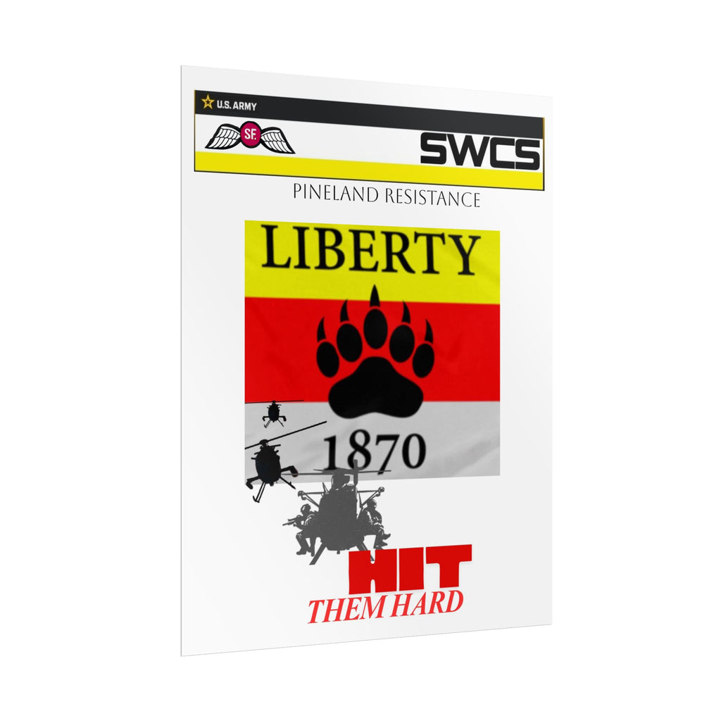 Military Helicopter Rolled Poster - Perfect for Home Decor and Gifts